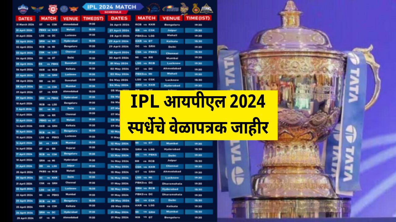 IPL Time Table 2024
